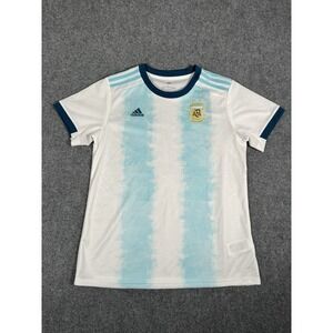 Adidas Argentina 19-20 Home Football Shirt Women L Blue Soccer Jersey NWT FLAWED